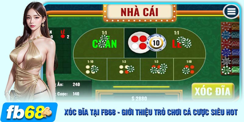 Xóc đĩa FB68 là phiên bản trực tuyến của trò chơi truyền thống nổi tiếng